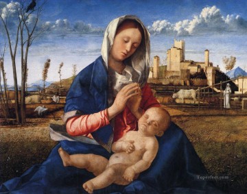 ジョバンニ・ベリーニ Painting - 聖母子 ルネッサンス ジョヴァンニ・ベッリーニ